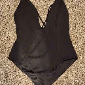 Charlotte Russe 1pc Black Bodysuit
